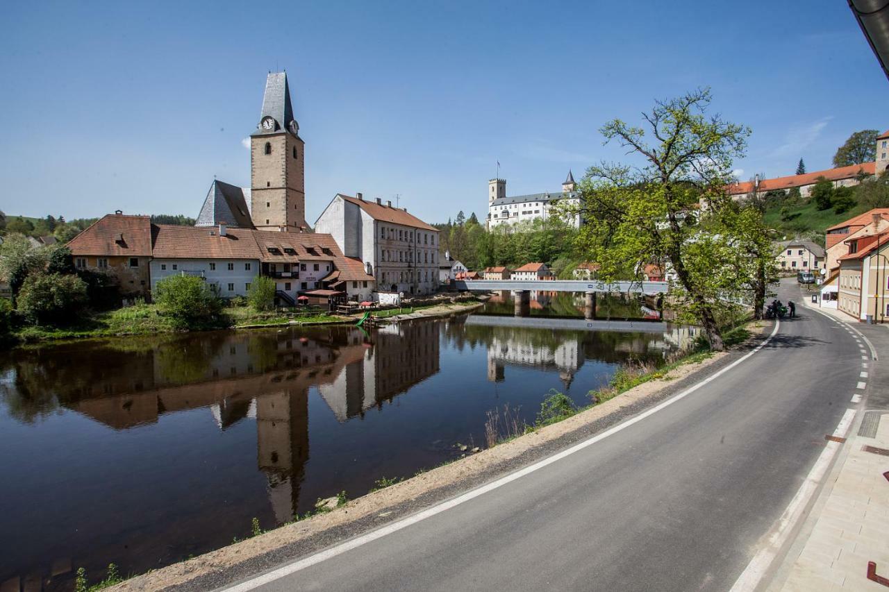 Ubytovani Rozmberk Nad Vltavou 18 Bagian luar foto